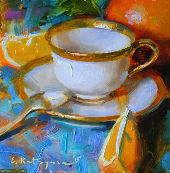 Елена Кацура натюрморты