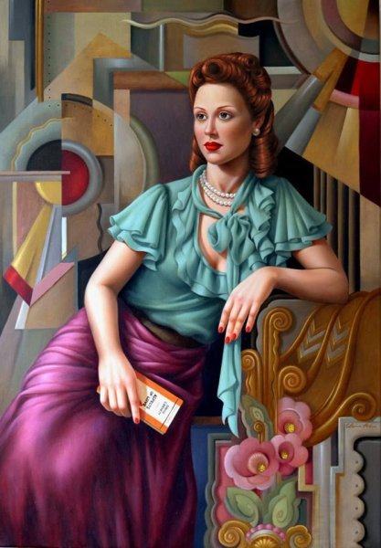 Катерина Абель картины арт деко