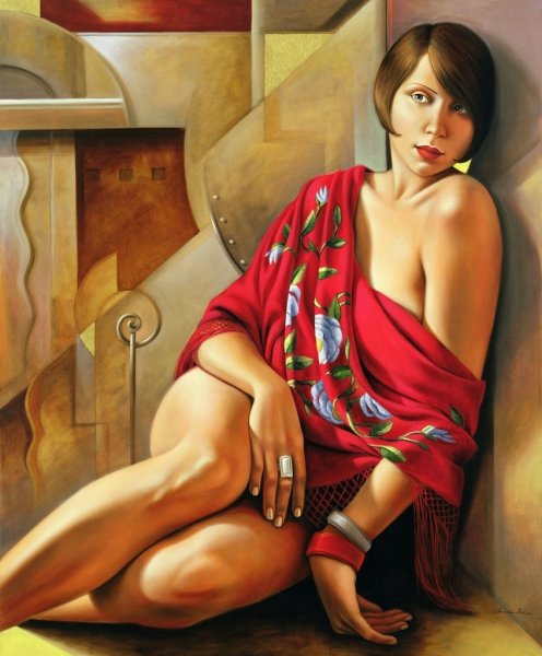 Картины в стиле арт деко живопись