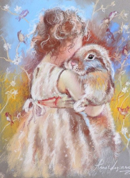 Дама с кроликом
