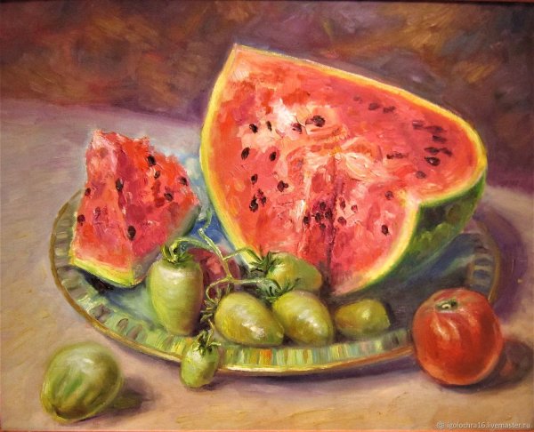 Натюрморт с арбузом Анатолий Ненартович