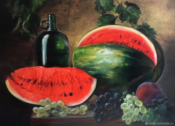 Арбуз на картине 16 века