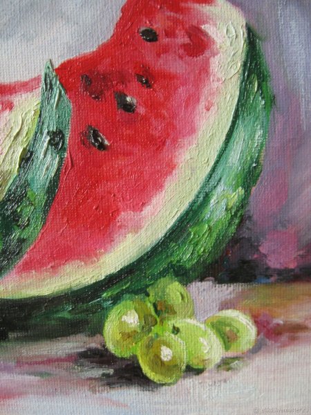 Арбуз живопись