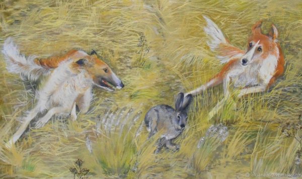 Охота на зайца в живописи