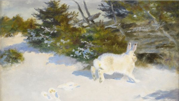 Бруно Лильефорс картины зима