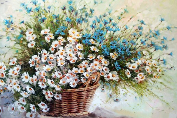 Наталья Головина художник цветы