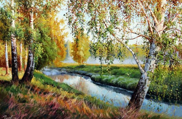 Зимние пейзажи художника Натальи Головиной