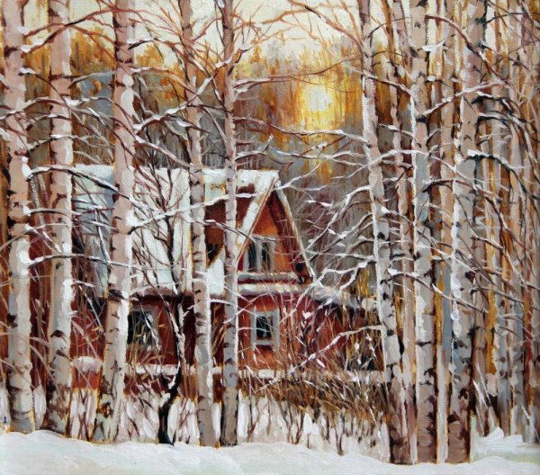 Сиреневый сад картина