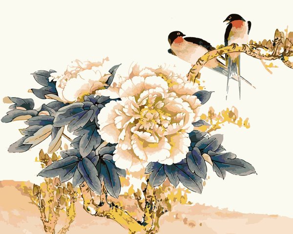 Гинкго билоба китайская живопись