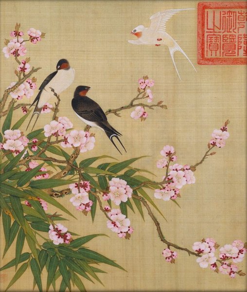 Лотосы живопись китайская корейская