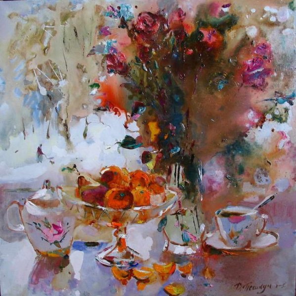 Василий Пешкун натюрморты