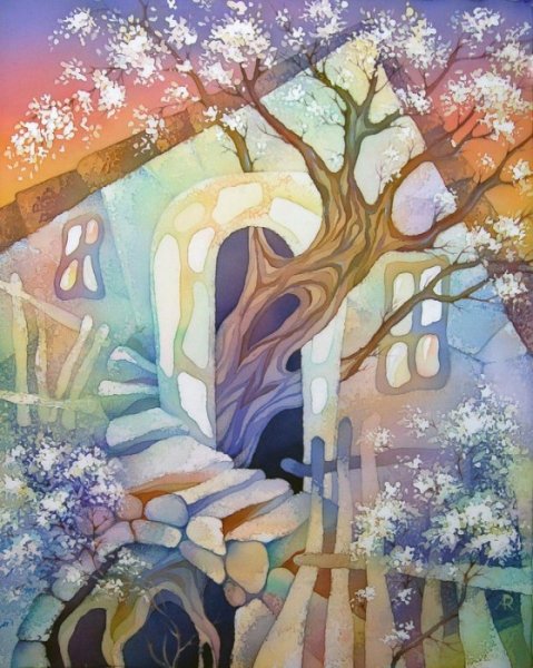 Батик Древо жизни