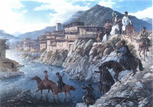 Аулы Северного Кавказа в 17 веке