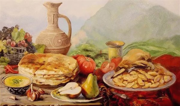 Национальная кухня народов Северного Кавказа 17 века