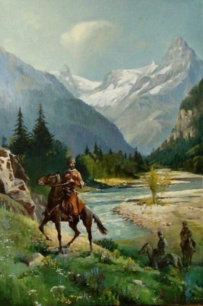 Аслан Кармоков картины