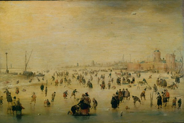 Хендрик Аверкамп катание на коньках