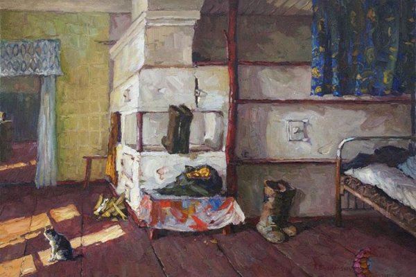 Художник Устинович Александр Николаевич сельский интерьер