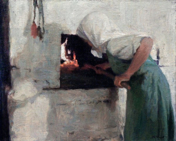 Владимир Кириллов картины у печи