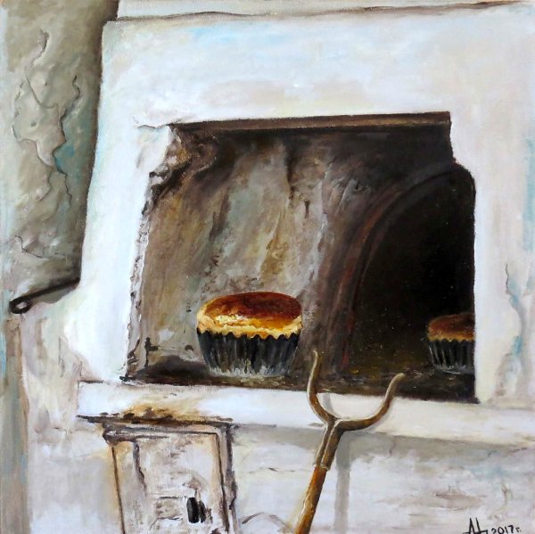 Косничев Александр художник пекут хлеб