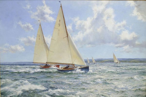 Художник-маринист Montague Dawson (1895–1973) "