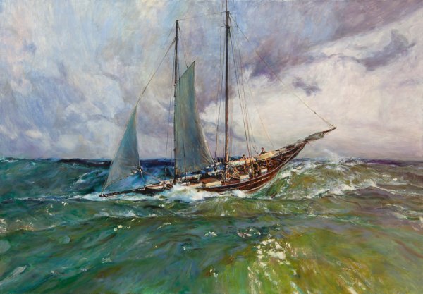 Кристофер блоссом художник маринист