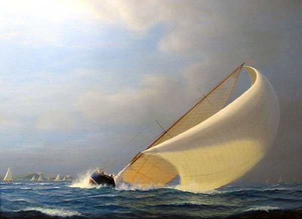 Художник-маринист тим Томпсон