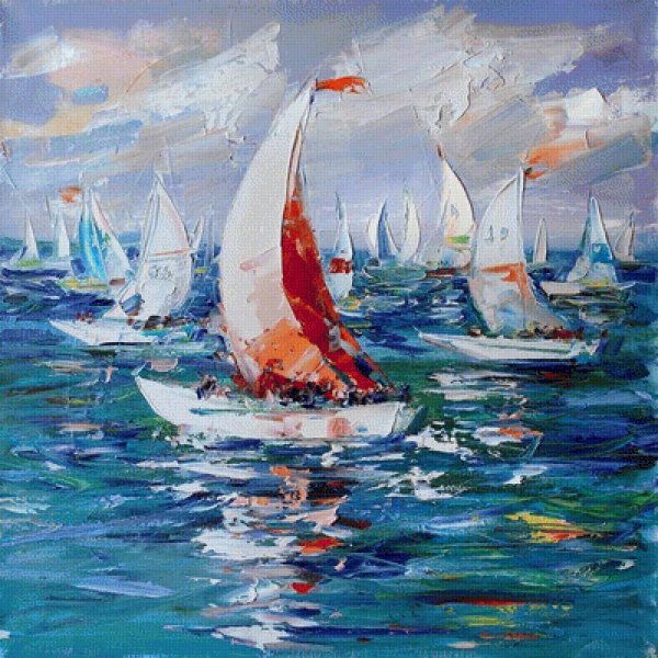 Клод Моне мастихин