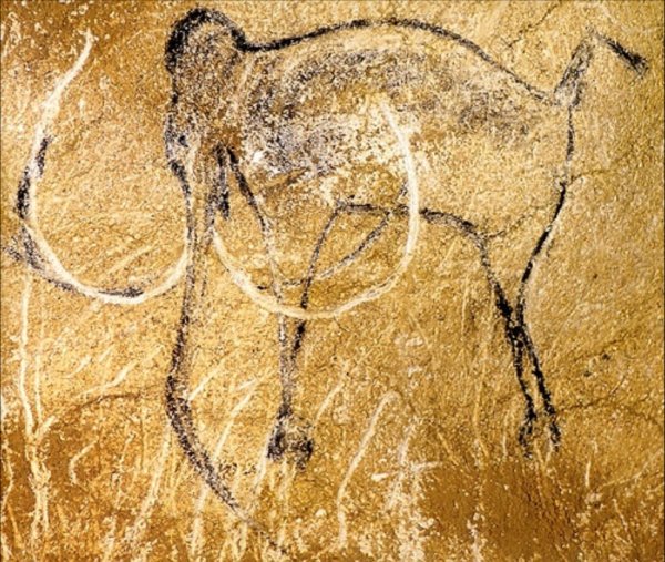 Наскальные рисунки Мамонтов мамонты