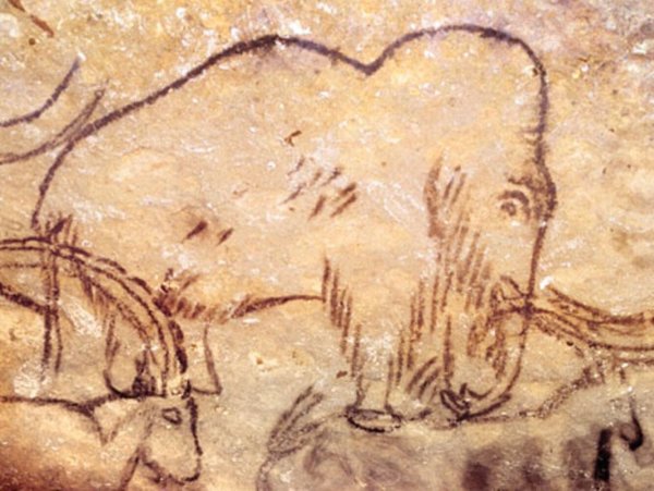 Наскальная живопись пещера Руффиньяк