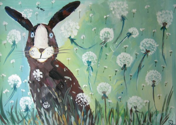 Иллюстрации гуашью