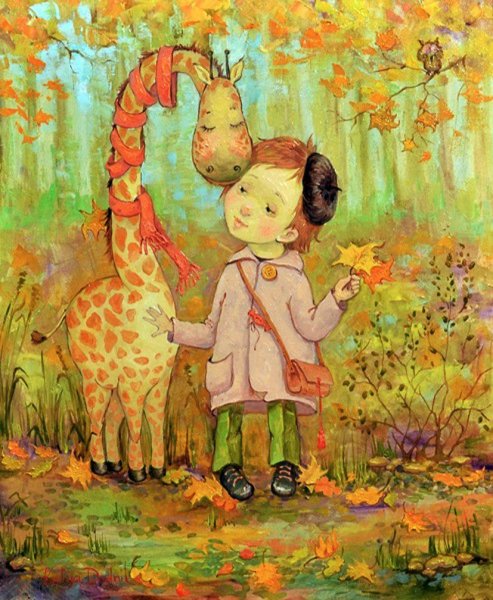 Одуванчики гуашью