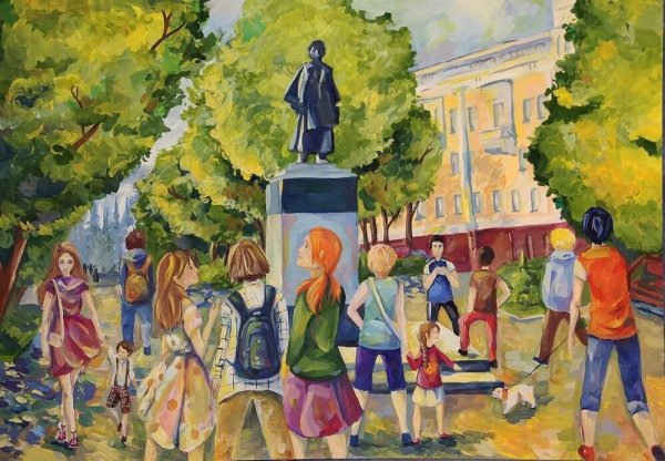 Рисование натюрморта из фруктов