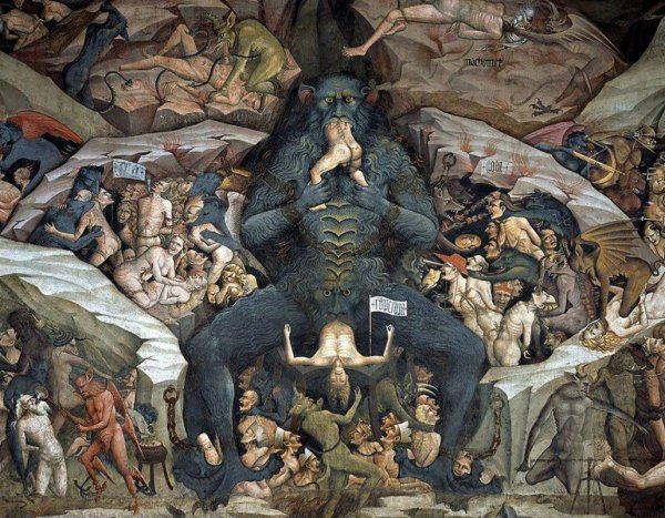Фреска Джованни да Модена ад