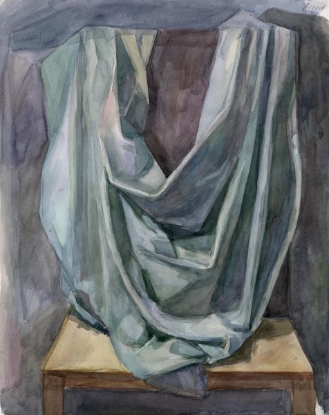 Живопись гуашью драпировка