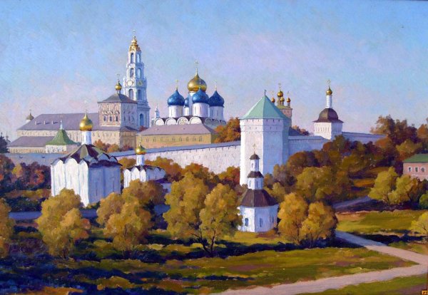 Троицкий собор Троице-Сергиева Лавра живопись