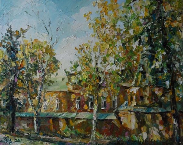 Сергиев Посад осенью в живописи