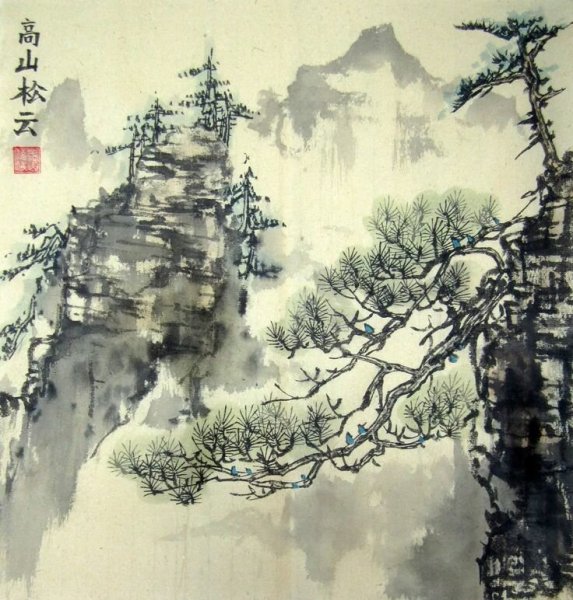 Пейзаж в японском стиле