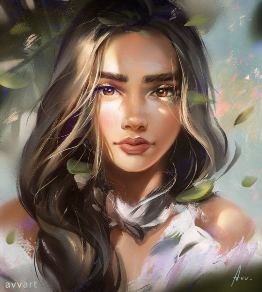 Портрет рыжеволосой девушки