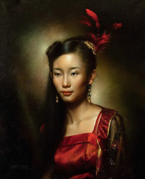 Картины художника kun Wang