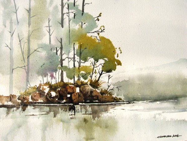 Акварели Уильяма Ньютона