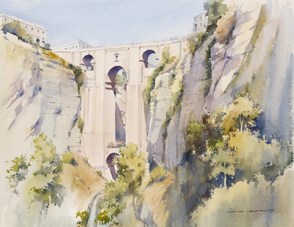 Уильям ньютов акварель