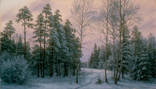 Шишкин Иван Иванович зимний лес