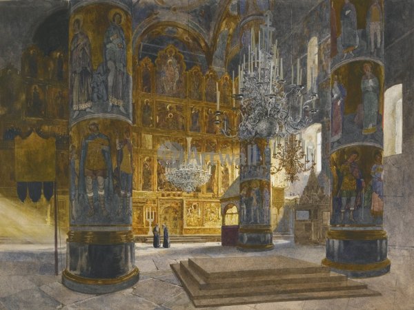 Успенский собор Московского Кремля интерьер