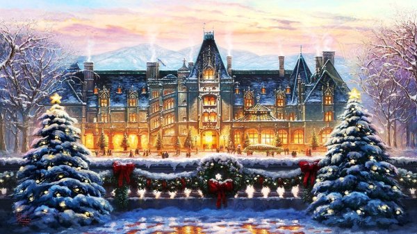 Чак Пинсон зимний город