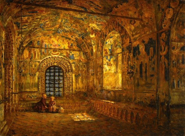 Василия Верещагина «паперть церкви Иоанна Предтечи в Толчкове».