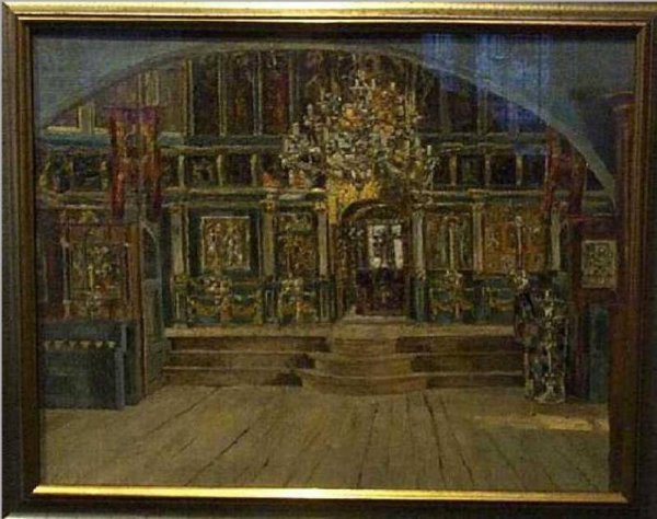 Интерьер церкви Петра и Павла в Плесе Кувшинникова