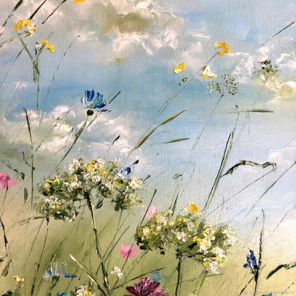 Сарычев Александр художник картины полевые цветы