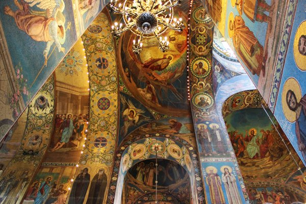 Собор Воскресения Христова спас на крови мозаики