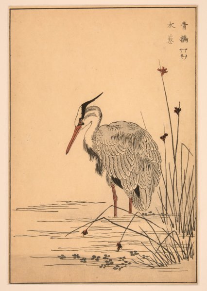 Картина разговор с цаплей