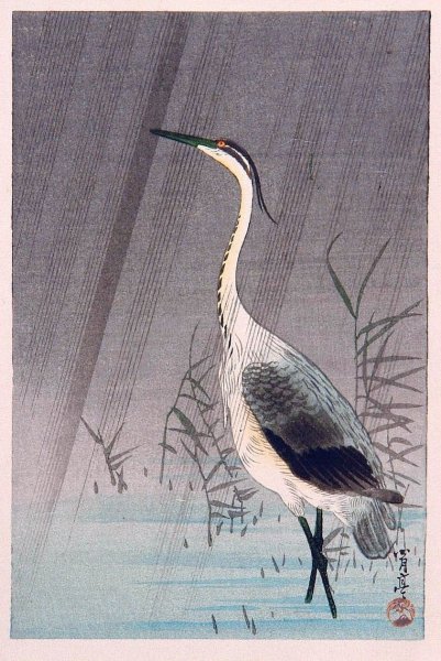 Китайская живопись гохуа Журавли